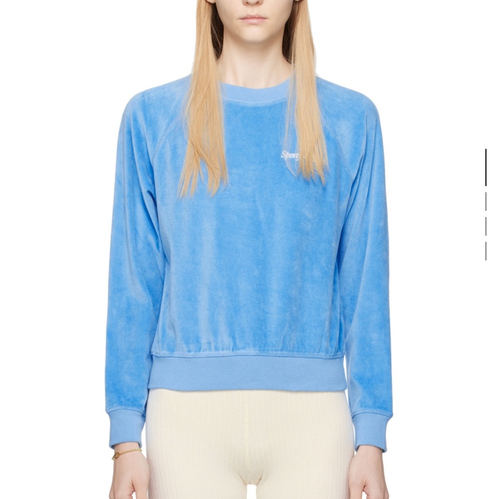 Sporty & Rich Blue Sweatshirt